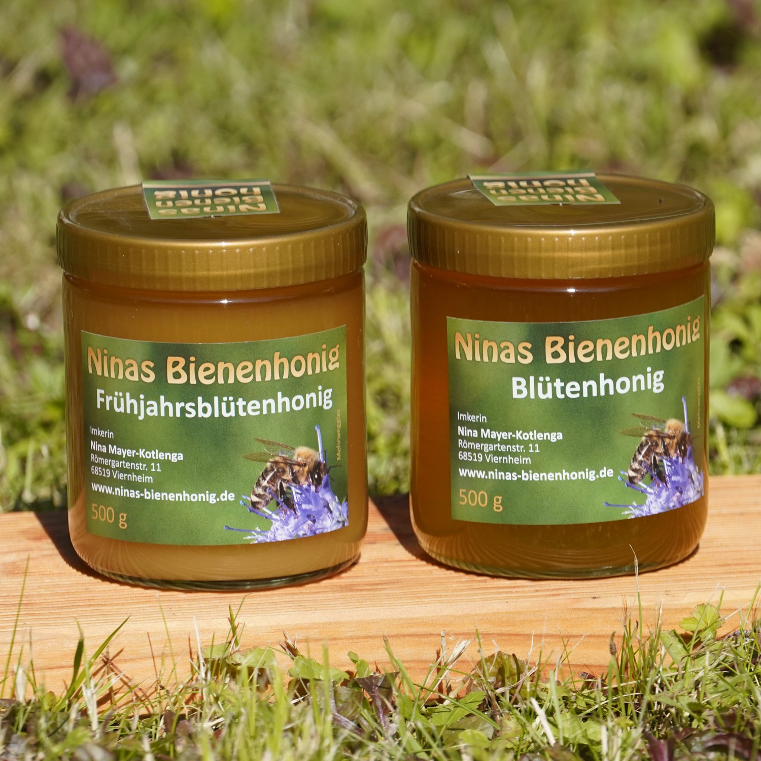 Ninas Bienenhonig - Honigglas