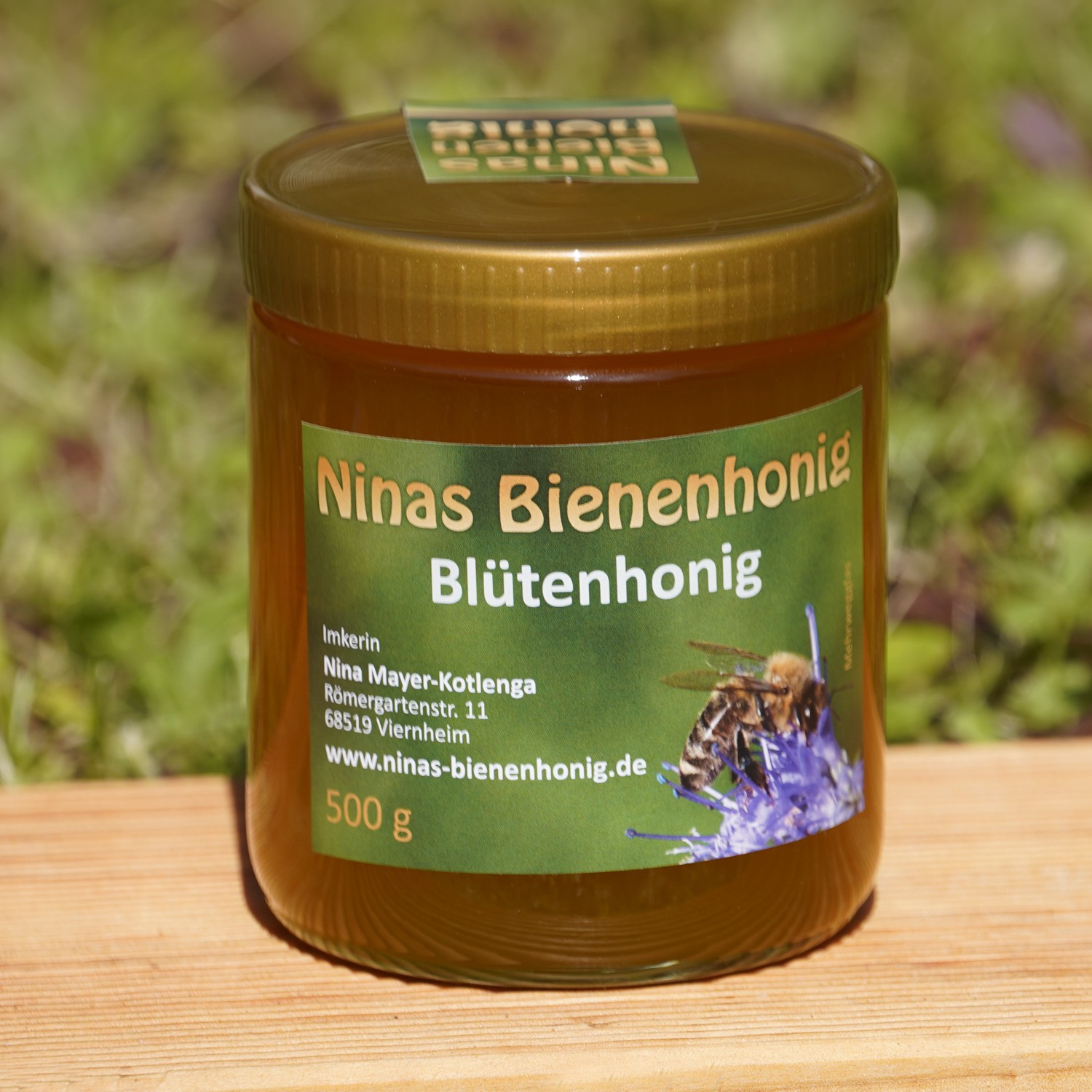 Ninas Bienenhonig - Honigglas
