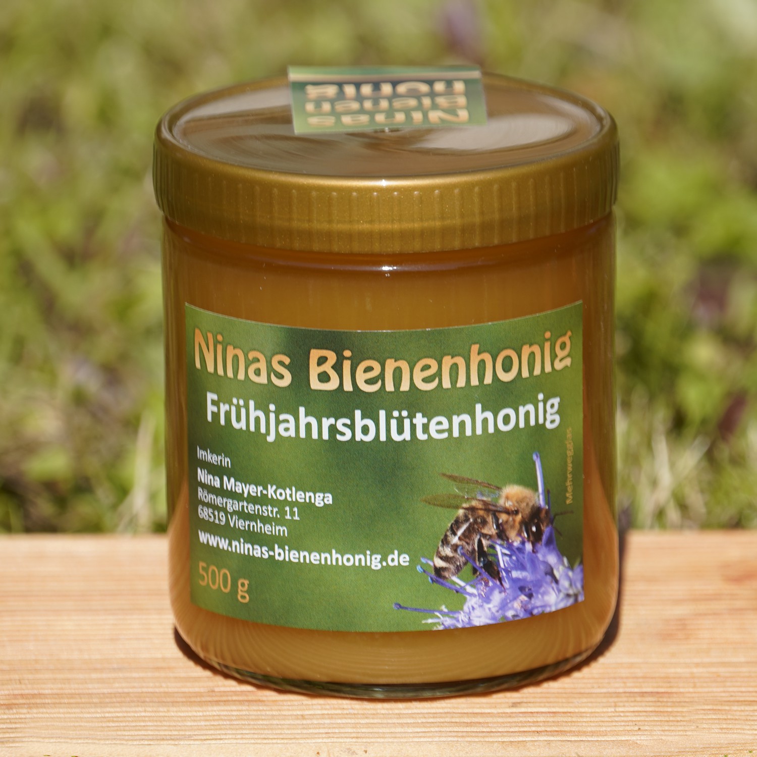 Ninas Bienenhonig - Honigglas